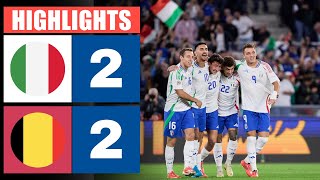 ItaliaBelgio  2  2  Highlights amp Goals  UEFA Nations League [upl. by Yvan]