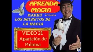 MAKRO Y LOS SECRETOS DE LA MAGIA VIDEO 21 APARICION DE PALOMA [upl. by Aneleiram]