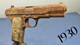 1930 TT30 Tokarev Auto pistol Restoration Tokarev tt30  tt30 Bore pistol Gun Restoration [upl. by Tdnarb]