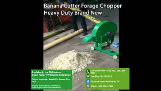 Banana Trunk Cutter and Shredder Video Demo sa Client From Negros Occidental [upl. by Cleve]