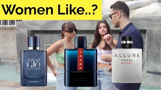 Women like Armani acqua di Gio Profondo Allure Homme Sport Prada luna Rossa Ocean [upl. by Winfield]