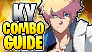 GUILTY GEAR STRIVE  KY KISKE COMBO GUIDE  Step By Step Guide [upl. by Rugg]