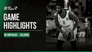 Olympiacos  Zalgiris  Game Highlights  20211015 [upl. by Anwahsal155]