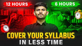 TimeSaving Study Hacks Cover Your Syllabus Quickly  Best Approach and Strategies [upl. by Laro]