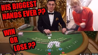 The HARDEST BlackJack Session Ive Ever Seen  Xposed Gambling Session [upl. by Dulcine]