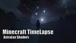 Timelapse Shaders Minecraft  AstraLex Shaders [upl. by Salita]