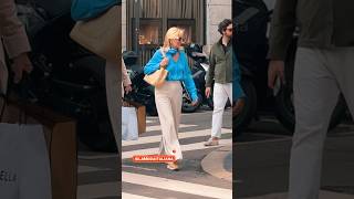 Milan street Fashion Style style fashion trend fashionstyle moda vogue short [upl. by Rudelson]