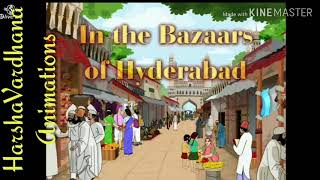 In the bazaars of Hyderabad  SelfAnimated MHVanimations [upl. by Tichonn]