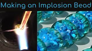 Lampwork Glass Beadmaking Making an Implosion Bead short version [upl. by Denie]