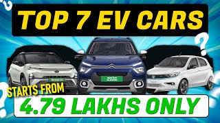 TOP 7 EV CARS UNDER 15 LAKHS IN INDIA 2024 [upl. by Anohsal]