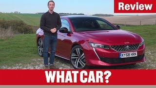 2020 Peugeot 508 review – better than a Skoda Superb  What Car [upl. by Ahsimet]