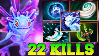 Puck Dota 2 Mid 22 Kills Pro Gameplay Tutorial Support Guide 735 [upl. by Einberger708]