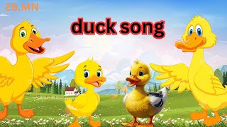 5 Little Duck Song  ABC Learning Video Songs Phonics songs A for Apple abcdsong [upl. by Nobell]