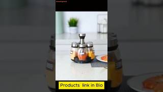 Kitchen rotating spice bottle set best productivity gadgets 2024 shortsfeed shortsviral [upl. by Eannaj835]