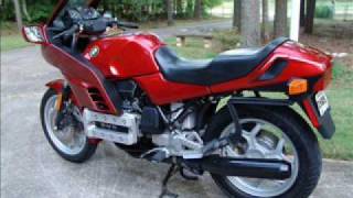 BMW K100RS Motorcycle Loud Luftmister Pipe 1986 [upl. by Eybba]