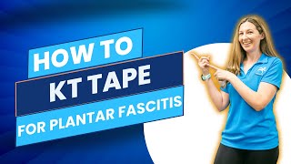 How to KT Tape for Plantar Fascitis [upl. by Anotyad]