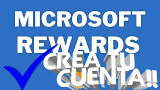 Como Crear Una Cuenta De MICROSOFT REWARDS [upl. by Emersen]