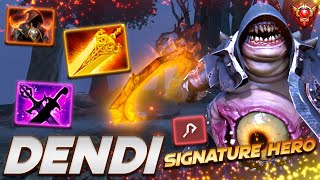 Dendi Pudge Signature  Dota 2 Pro Gameplay Watch amp Learn [upl. by Ainadi]