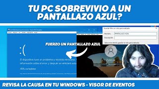 Está OPCIÓN en WINDOWS te dice la CAUSA de un PANTALLAZO AZUL  EXPERIMENTO en VIRTUAL BOX  GUIA [upl. by Fondea]