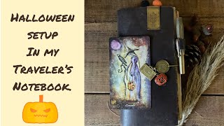 Traveler’s Notebook Halloween Setup [upl. by Anoved550]