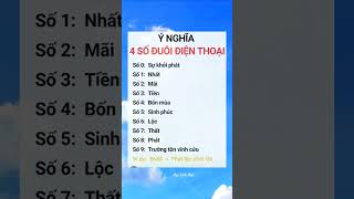 Ý nghĩa số điện thoại ngolinhnga baihoccuocsong [upl. by Mascia]