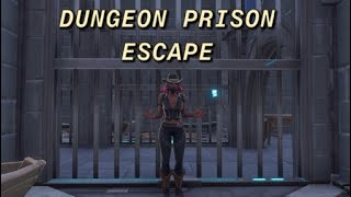 Dungeon Prison Escape  Fastest Time  Fortnite Battle Royale  Guide  Walkthrough [upl. by Eniamrehc]