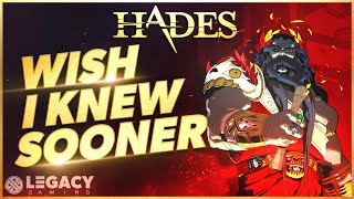 Hades  Wish I Knew Sooner  Tips Tricks and Game Knowledge For New Players [upl. by Lynus]