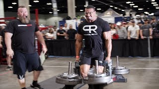 MY FIRST STRONGMAN COMPETITION LARRYWHEELS [upl. by Binnings]