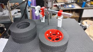 How I make my own RC Foam Wheels with my own tools  CAUTION Not For Stupid People  Part 4 [upl. by Hakaber]