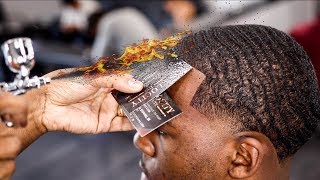 FIRE ENHANCEMENTS HAIRCUT TUTORIAL [upl. by Aihsyt]