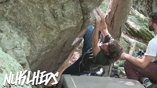 Trying the hardest V4 in the Gunks [upl. by Pasquale]