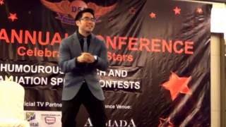 The Toastmasters Relationship D51 Humorous Speech Contest [upl. by Greabe]