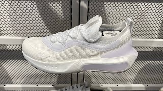 Under Armour HOVR Phantom 4 WhiteHalo Grey  Style Code 3027594100 [upl. by Ozkum]