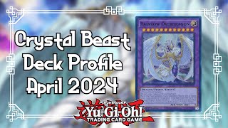 YuGiOh Crystal Beast Deck Profile April 2024 [upl. by Ceil]