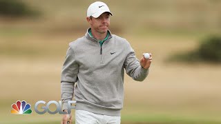 Highlights Rory McIlroy cards third round 66 to tie for lead at The Open  Golf Channel [upl. by Burtis]