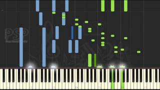 Piano Solo Tutorial  Final Fantasy XV  Main Theme from FINAL FANTASY FF15 PS4 GAME synthesia [upl. by Alroy]