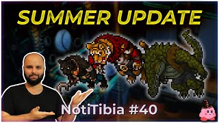 ¡SUMMER UPDATE 2023 🐯😱 NUEVAS WERECRIATURAS  Noti Tibia 40 [upl. by Bodwell]