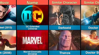 Comparison Marvel Vs DC Extended Universe [upl. by Yellek958]