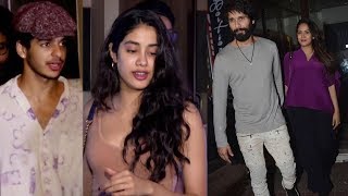 Ishaan Khatter Celebrates Birthday With Girlfriend Janhvi Kapoor Shahid Kapoor amp Mira Rajput [upl. by Ginder305]