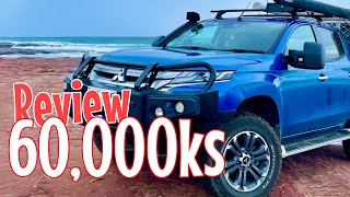 Mitsubishi Triton MR Review after 60000 ks of touring and towing around Australia [upl. by Ellednek]