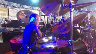 Surfacing  Live at Bloodstock 2022 🥁 Caleb H  Age 7 Slipknot drum cover [upl. by Manoff]