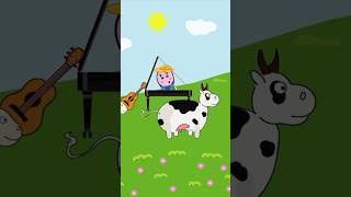 🐮🐮🐮 farm pinkytoekids kidssongs familysongs bestsong kids happy cute shorts [upl. by Eigla]