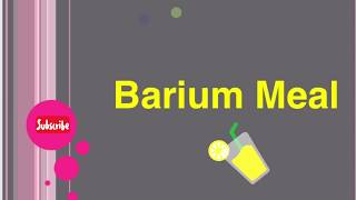 Barium Meal Procedure  Radiographer [upl. by Nady]