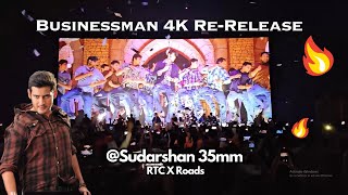 Businessman ReRelease🔥  Sudarshan 35mm  Mahesh Babu  Kajal Agarwal  Puri Jagannath [upl. by Aigroeg]