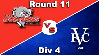 Div4 U15  Redcliffe Dolphins v Valleys DieHards [upl. by Ruscher]