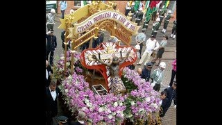 ROGATIVAS AL SEÑOR DE LOS MILAGROS DE BUGA 2018 PROCESIÓN CON LA IMAGEN ORIGINAL [upl. by Asia]