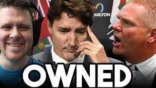 Doug Ford DESTROYS Justin Trudeau during Press Conference [upl. by Atwood915]