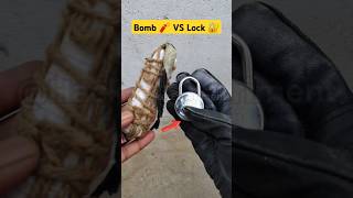 BOMB 🧨 vs Lock 🔐 shorts ytshorts crackers diwali diwalispecial asmrsounds asmrvideo yt bomb [upl. by Cori]