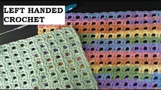 Left Handed Crochet blanket Crochet baby blanket Crochet blankets [upl. by Hoy]