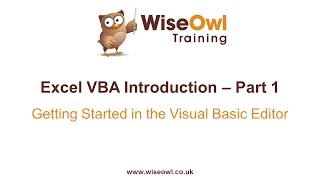 Excel VBA Introduction Part 1  Getting Started in the VB Editor [upl. by Ahsiri]